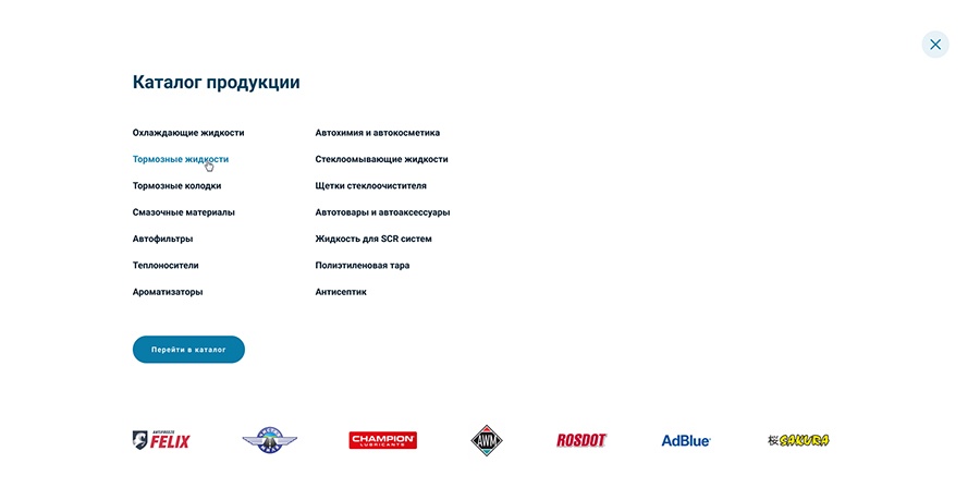Разработка сайта для одного из крупнейших в России производителей автохимии